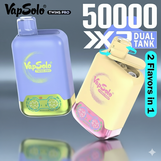 VAPSOLO TWINS PRO 50K | Doble Sabor